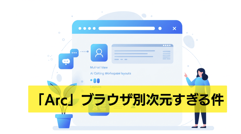 「Arc」ブラウザがもはや別次元すぎる件:AI×マルチタスクの最強布陣 1 Image