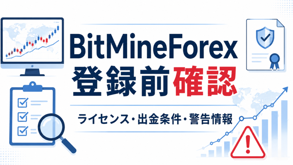 BitMineForex 登録前確認