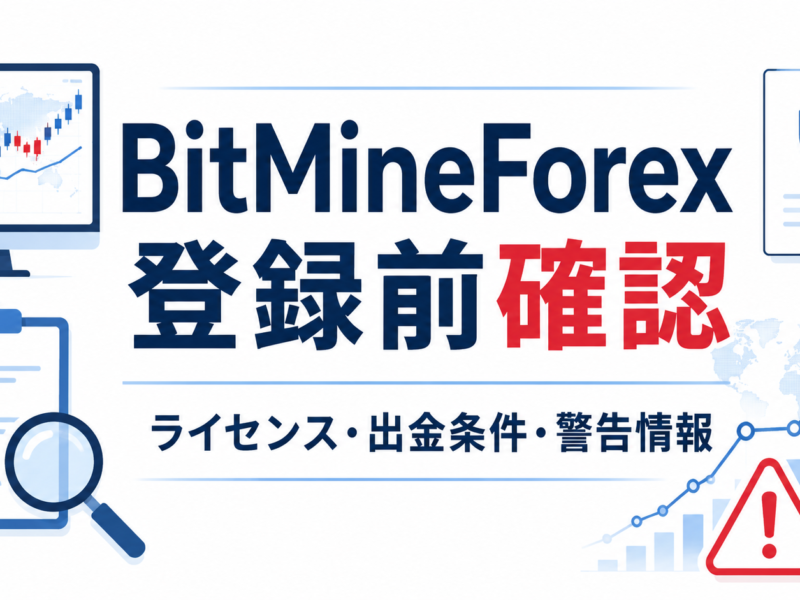 BitMineForex 登録前確認
