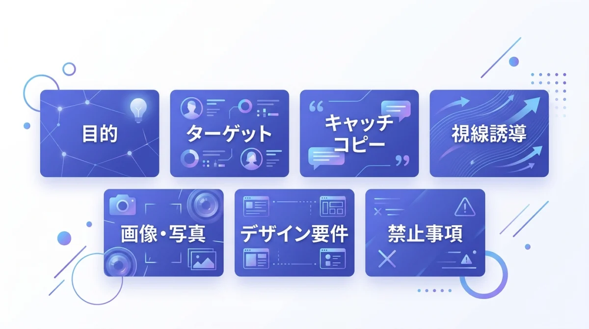 良いデザイン指示に入れる7要素