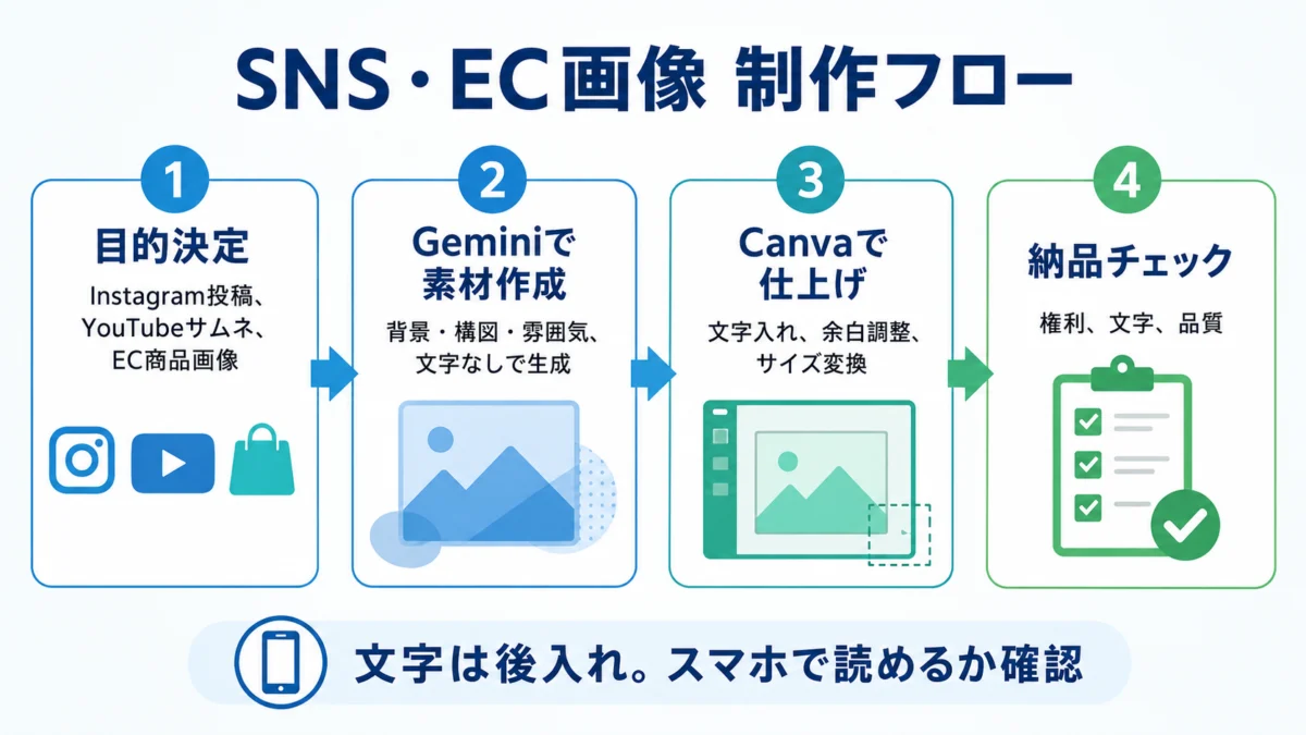 GPT生成：SNS・EC画像の制作フロー