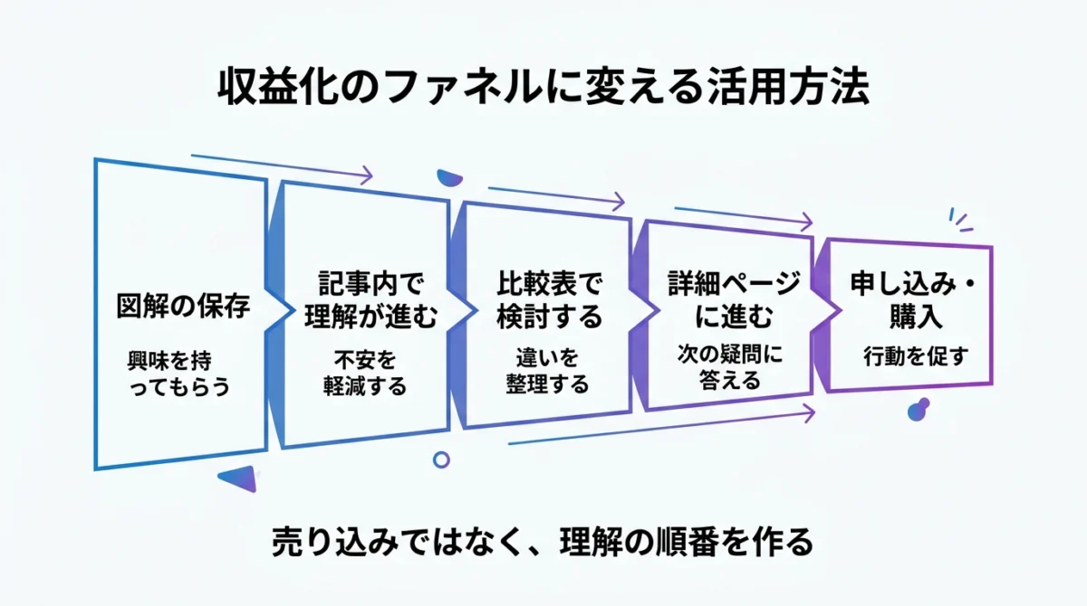 収益化導線に変える使い方