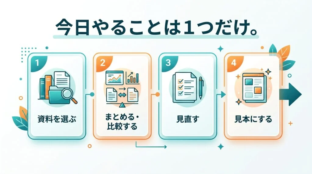 今日やることを1つに絞る