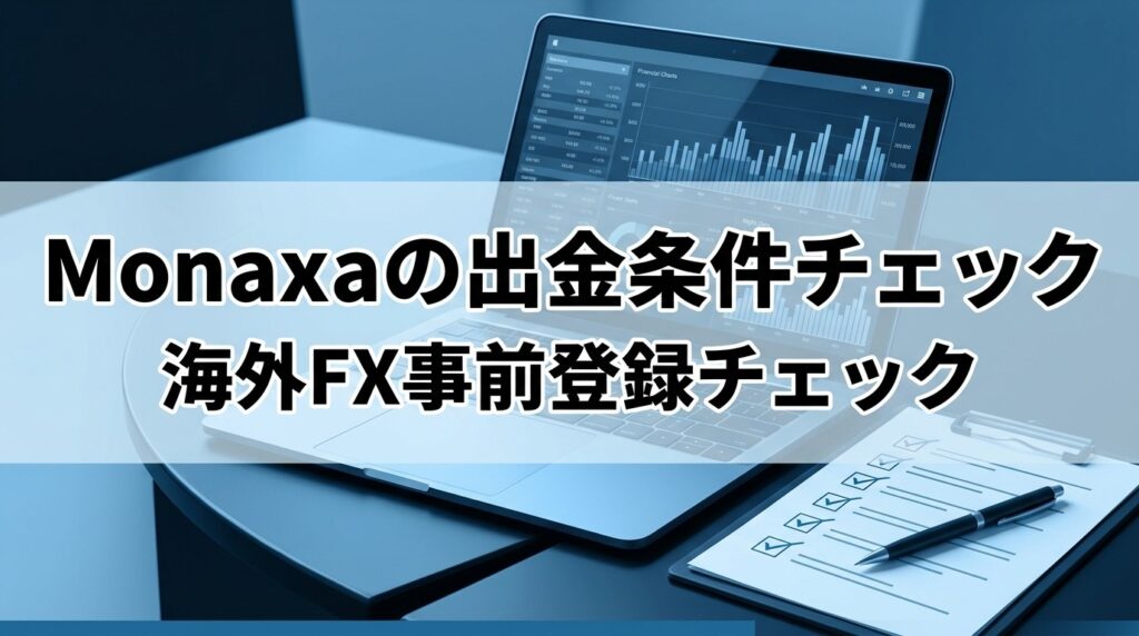 Monaxa 出金条件確認 海外FX 登録前チェック