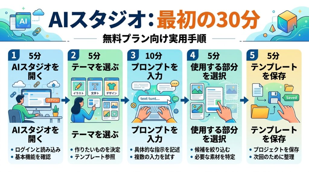 AI Studio最初の30分プラン