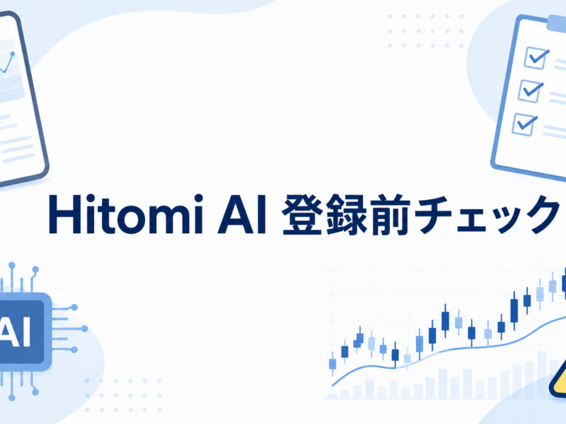 Hitomi AI 登録前チェック