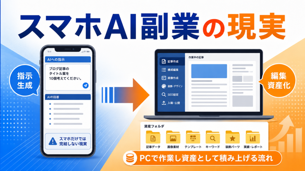 スマホAI副業の現実