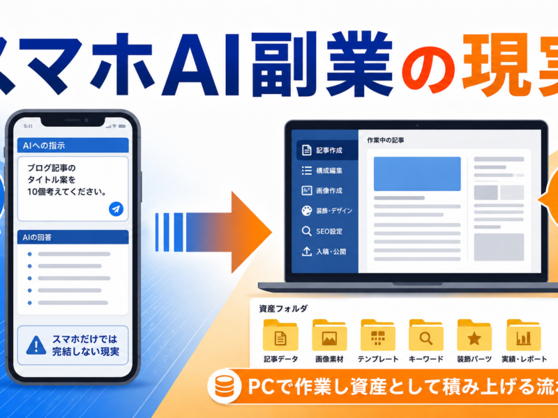スマホAI副業の現実